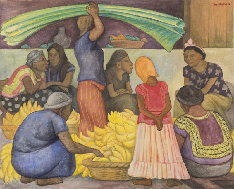 Tehuanas in the Market, 1935